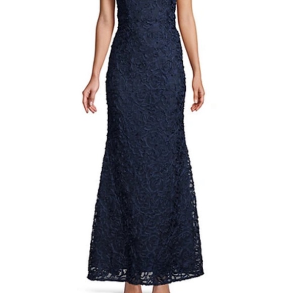 JS Collections Soutache Mermaid Gown NWT - Picture 4 of 12